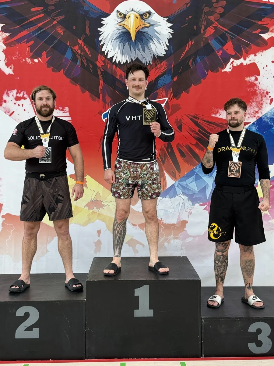 Matrix Freiburg Athlet auf dem Podium – 1st Place