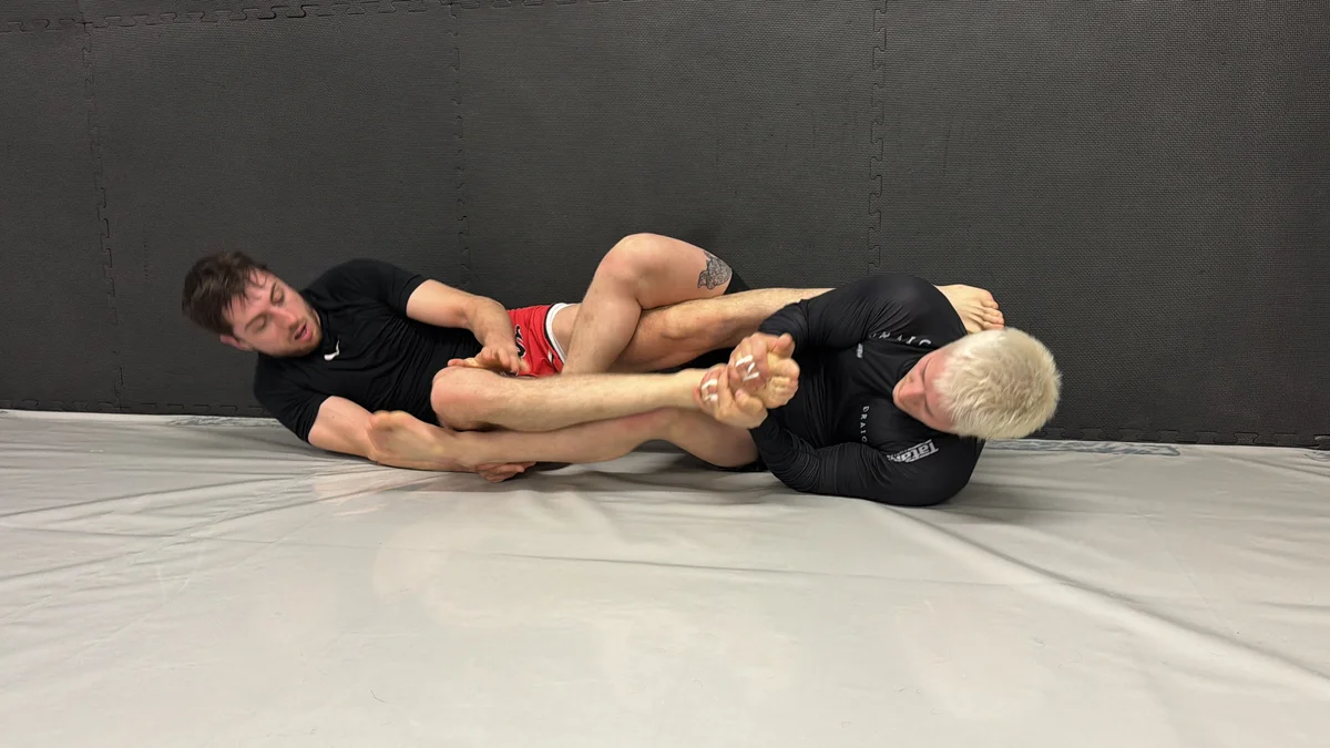 NoGi Leglock-Technik beim Training bei Matrix Freiburg